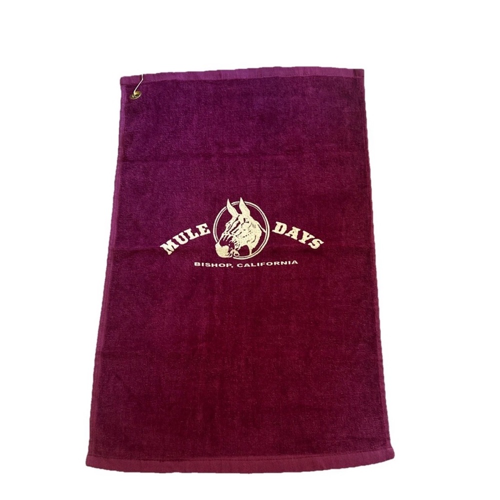 Vintage Mule Days Bishop California Golf Towel